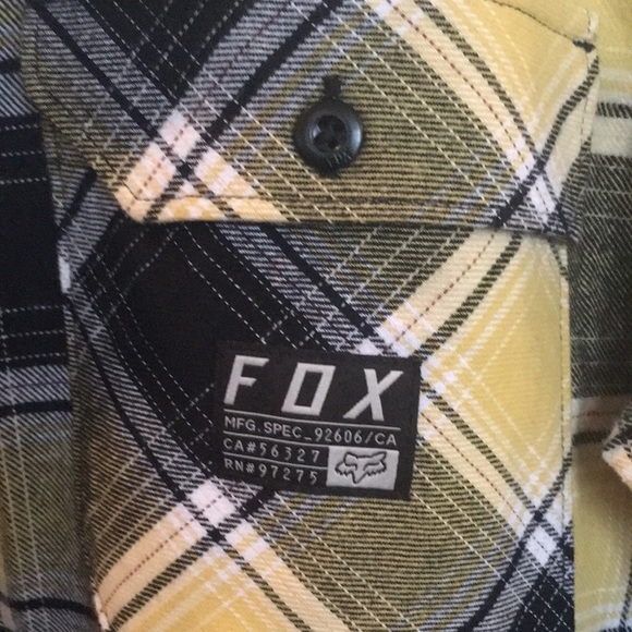 Fox Men’s Size Small - Traildust Flannel Shirt - Picture 4 of 6